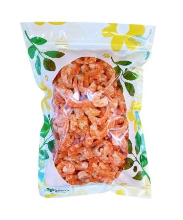 Premium Grade Thailand Dried Shrimp, No Shell, Head & Tail (8oz) 1 Count (Pack of 1)