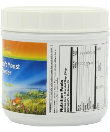 Thompson Nutritional Yeast Coarse Powder 1lb - Natural Jar | Vegan Superfood - Buy Online on GoSupps.com