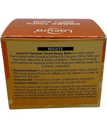 Lacura Booty Balm | Body Cream with Guarana Extract and Coconut Oil | 250ml - Buy Online on GoSupps.com