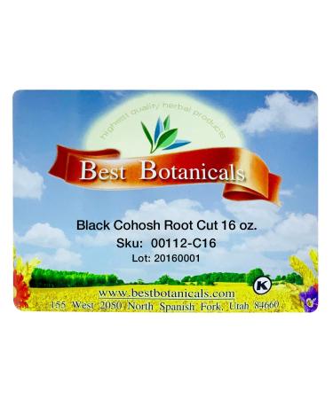 Best Botanicals Black Cohosh Root Cut 16 oz. 16 Ounce (Pack of 1) - Buy Online on GoSupps.com
