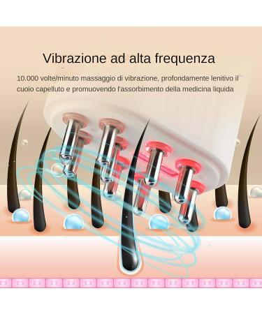 Mimoqk Vibrating hair oil applicator 2-in-1 hair oil applicator with a 6ml capacity scalp treatments hair growth massager 2.68x - Buy Online on GoSupps.com