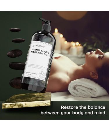GoodMood Ylang Ylang Massage Oil - Aromatherapy & Sensual Delights for Couples - Perfect for Massage Therapy - Shop Internationally - Buy Online on GoSupps.com