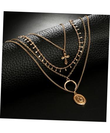Yardenfun 5 J Necklace for Women Womens Necklace Lady Necklace Choker Necklace Collar Gem Miss Golden Necklace - Buy Online on GoSupps.com