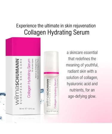 Collagen Moisturizing Serum - Hydrating Face Serum for All Skin Types Reduces Fine Lines & Wrinkles - 1OZ Luxury Skin Care - Buy Online on GoSupps.com
