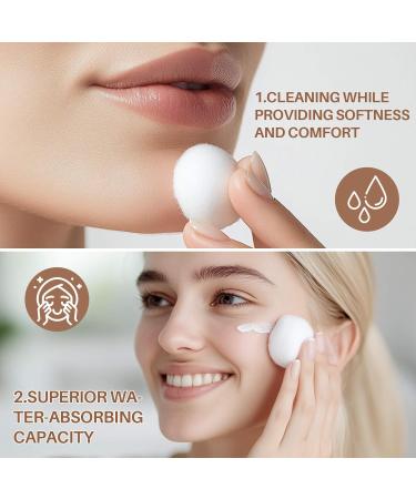 Premium RAINFLOW Cotton Balls - 200PCS Bulk for Face & Nail Care | Soft Absorbent & Ideal for Daily Personal Cleaning - Buy Online on GoSupps.com