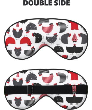 Creative Cartoon Chicken Eye Mask | Unisex Soft Light-Blocking Sleep Mask for Comfortable Rest - Buy Online on GoSupps.com