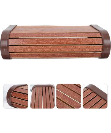 Buy Cabilock Neck Pads for Summer Shoulder Care | Breathable Wood Spa Relaxation | Natural Relief Roller & Support | 31x17cm - Buy Online on GoSupps.com