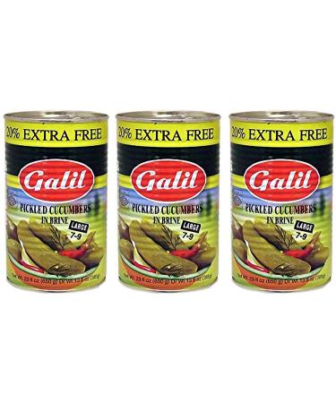 Pickled Cucumbers in Brine  + 20% Extra  23-Ounce Cans (6-Pack) - Buy Online on GoSupps.com