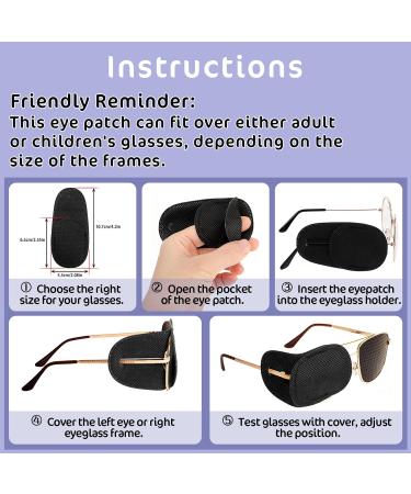 18 Pcs Adjustable Eye Patches - Medical Lazy Eye Cover for Adults & Kids | Pirate Costume & Amblyopia Support - Buy Online on GoSupps.com