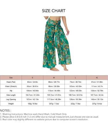 HAIBING Wide Leg Pants Soft and Patterned Wide Legs Elegant and Stylish Pants for Women. (S) - Buy Online on GoSupps.com