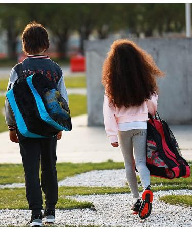 Breathable Roller Skate Bag | Adjustable Strap | Oxford Cloth | Blue | Unisex Adults & Kids - Buy Online on GoSupps.com