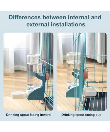 Ausyiwi Automatic Water Dispenser & Feed Donor for Birds - Perfect for Budgies Parrots & Small Pets | International Shipping - Buy Online on GoSupps.com