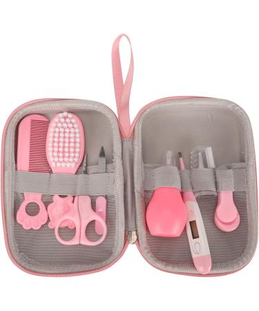 Semme Baby Healthcare Grooming Kit - 8Pcs Set for Nose Cleaning, Nail Clipping, and Toothbrush for Infants - Buy Online on GoSupps.com