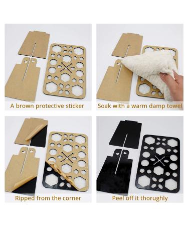 BEAKEY Makeup Brush Drying Rack & Holder | Collapsible Stand with 28 Holes for Brushes | Black Dryer Stand - Buy Online on GoSupps.com