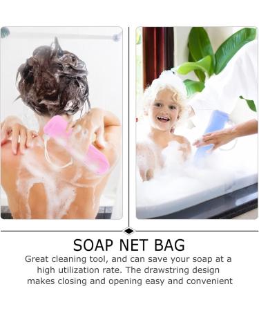 7-Piece Body Loofah Mesh Holder Set | Portable Soap Peeling Pockets for Back Scrubbing | Perfect for Home & Hotel Use - Buy Online on GoSupps.com