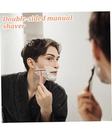 Premium Stainless Steel Safety Razor for Men | Double Cutting & Single Blade | Smooth & Clean Shave | Removable Head Metal Razor - Buy Online on GoSupps.com