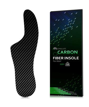 Morton's Extension Orthotic  Carbon Fiber Insole (1 Piece)  Rigid Foot Support Insert for Morton's Toe  Foot Fractures  Turf Toe  Hallux Rigidus  and Arthritis  275(W 11.5-12 M 10.5-11) 10.83In Fit Women's Size11.5-12 Me...