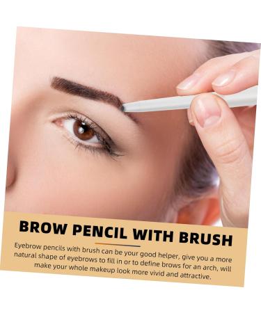 FOMIYES 2pcs Double-headed Waterproof Eyebrow Pencil Gray Eyebrow Pencil Cosmetic Tool Brush To Rotate Wild 1 count (Pack of 1) Assorted Color - Buy Online on GoSupps.com