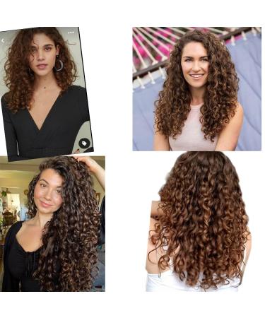 Mila 3 Bundle Color 4# Medium Brown 100% Human Hair Weave - Jerry Curl Brazilian Remy Extensions (18 20 22) for International Shipping - Buy Online on GoSupps.com