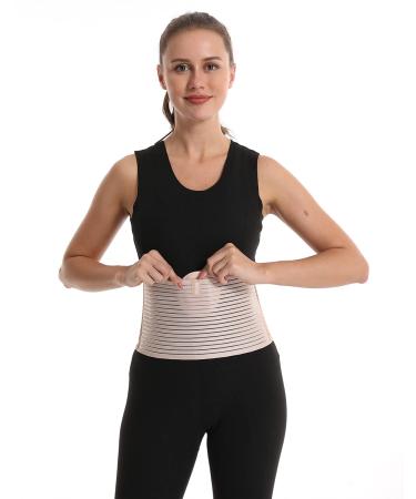 Adjustable Umbilical Hernia Support Belt for Women, Orthopedic Navel Brace - S/M (24-38 inch) | Comfortable Postpartum Girdle for Hernia Relief - Buy Online on GoSupps.com