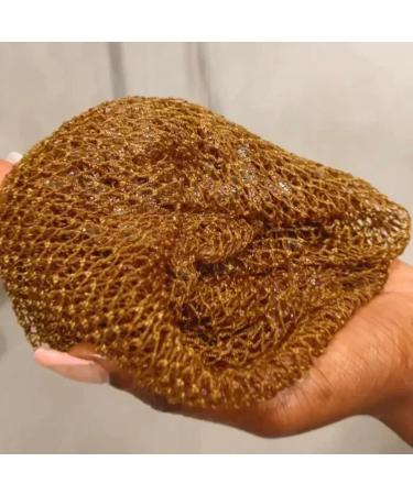 African Scrubbing Net Long Net Bathing Sponge Lightweight Nylon Body Scrubber Back Scrub Tools Skin Smoother for Daily Use Coffee - Buy Online on GoSupps.com