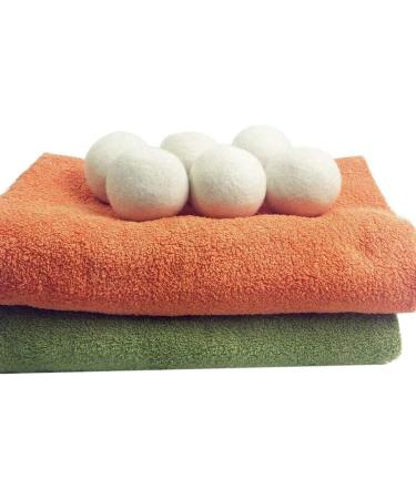 ProLeo Sheep's Wool Balls Reusable Natural Fabric Softener 6 Pieces for Laundry Dryer Leaves Trockner Bl tter - Buy Online on GoSupps.com