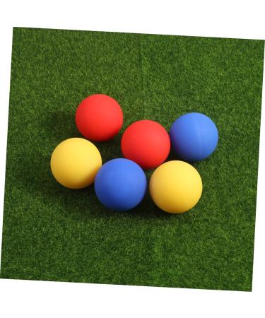 Lurrose 10 Silicone Lacrosse Balls - Professional Yoga & Trigger Point Massage Balls - 6.2cm Colored Set - Buy Online on GoSupps.com
