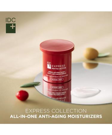 IDC Dermo Express Phyto-Active Recharge 16-in-1 Anti-Aging Face Cream | Vegan Moisturizer with Hyaluronic Acid for All Skin Types | 1.7 fl oz - Buy Online on GoSupps.com