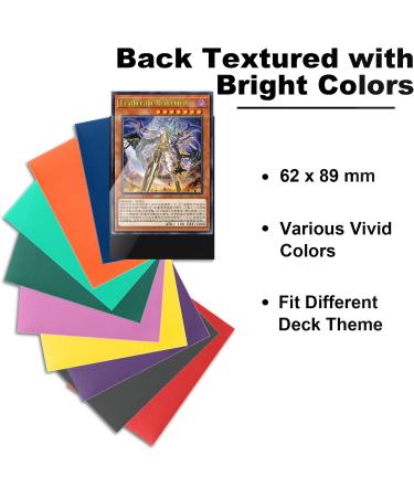 Black Yu-gi-oh Card Sleeve 200 Pack - Japanese Small 62x89mm Photocard Sleeves for Kpop Photocard - Back Textured - Protect Trading Cards - Easy Shuffling - Tear Resistant - Buy Online on GoSupps.com