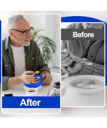 Spill Proof Scoop Plate Dish for Disabled Elderly Adults and Handicapped Gadgets from Parkinsons Blind People Dementia Stroke or Tremors(3 Set) - Buy Online on GoSupps.com