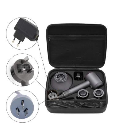 Portable Hard Travel Case for Dyson Hair Dryer | Storage Box Organizer - Black - Buy Online on GoSupps.com