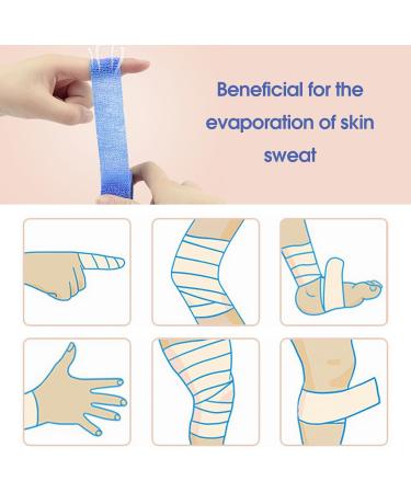 Self Adhesive Bandage Wrap - 12 Rolls Vet Tape Athletic Non-Woven Bandages for Thumb Wrist Ankle & Finger - 12 Colors - Buy Online on GoSupps.com