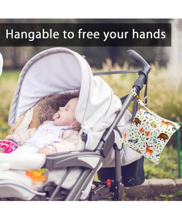 HENGBIRD Wet Bag 2pcs - Reusable Waterproof Nappy Organizer for Baby | Ideal for Daycare, Travel, and Beach - Buy Online on GoSupps.com