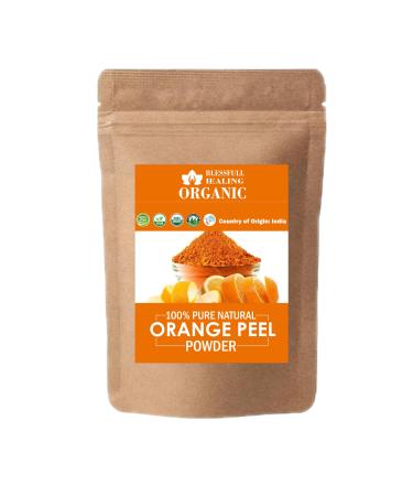 Blessfull Healing Organic 100% Pure Natural Orange Peel Powder | 100 Gram / 3.52 oz Pack Of 2
