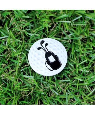 Myartte Creative Golf Ball Marker Set - 5 Pcs Assorted Soft Enamel Golf Markers | 24.4MM | Perfect for Golf Clubs - Buy Online on GoSupps.com