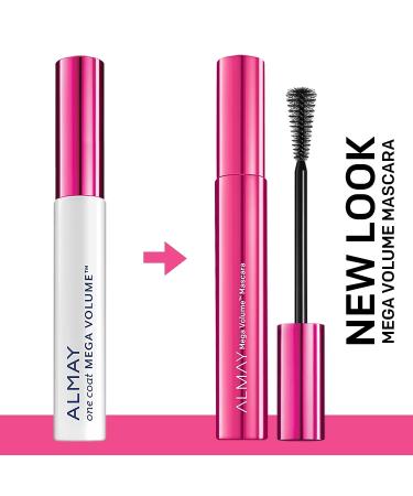 Almay Mega Volume Mascara Black Brown 0.34 fl. oz. - Long-Lasting Formula for Mega Volume - Pack of 1 - Buy Online on GoSupps.com