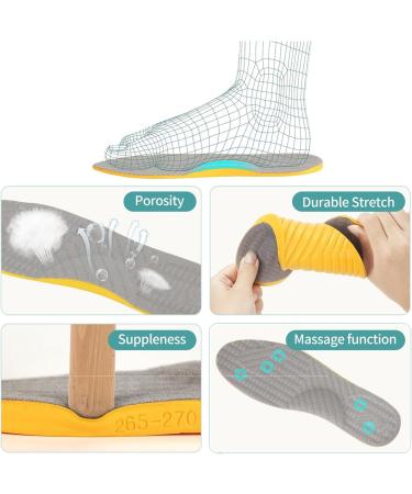 Corrective Supination Shoe Inserts for Men & Women | High Arch Support Orthotics | Heel Wedge for Foot Alignment | Ideal for Flat Feet & Bow Legs (Size 43-44 - Buy Online on GoSupps.com
