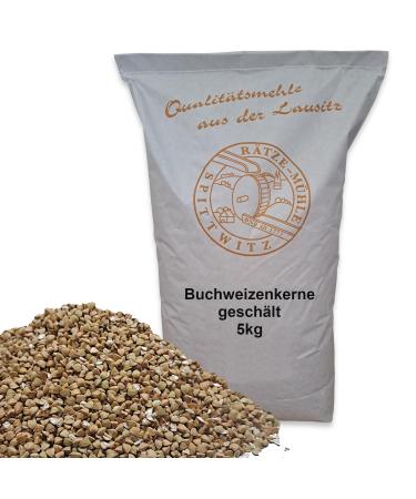 M hlen buckwheat kernels peeled 5 kg in the best quality fresh from the R tze mill 100% regional and natural breeds 5000g 5 kg / 5000g