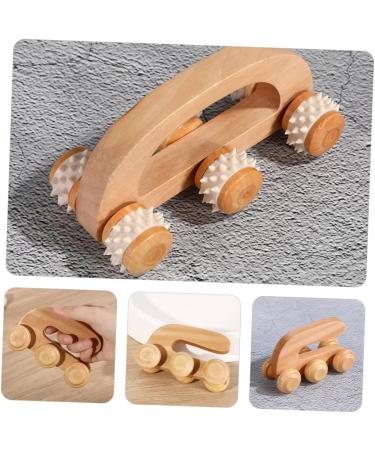 Magiclulu 2-Piece Wood Massage Roller | Back Massager & Foot Massage Device for Deep Tissue Relief - Buy Online on GoSupps.com