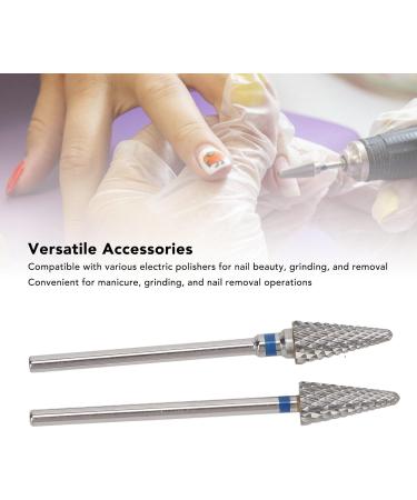 Cone Shape Nail Drill Bit Multifunctional Tungsten Cuticle Clean Conical Nail Drill Bit 151 154 Professional for Electric Drill File - Buy Online on GoSupps.com