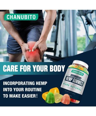 Hemp Gummies (2 Packs) Organic Hemp Supplement High Potency for Adults - with Pure Hemp Oil Extract - Natural Edibles Gummy-Vegan Non-GMO Low Sugar - Buy Online on GoSupps.com