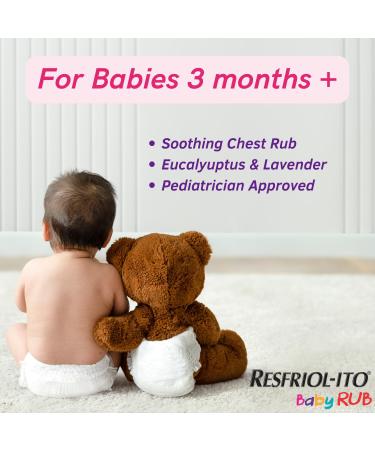 Resfriol-ito Baby Rub - Gentle Soothing Chest Ointment Balm for Babies 3 months or older 1.76 Oz - Buy Online on GoSupps.com