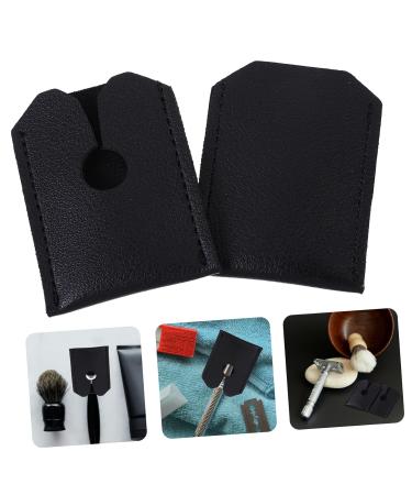 Minkissy Leather Protective Cover & Travel Bag for Manual Shaving Head - Scratch-Resistant Razor Case - Buy Online on GoSupps.com