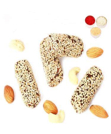 Ghasitaram Gifts Bhaidooj Gifts Sugarfree Sweets - Sugarfree Khajoor/Dates Roll 200 GMS (200 GMS)