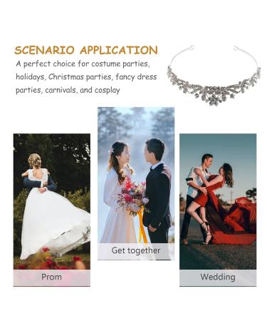 FRCOLOR Crystal Wedding Tiara - Elegant Rhinestone Bridal Jewelry Crown for Brides | Silver Hair Accessories - Buy Online on GoSupps.com