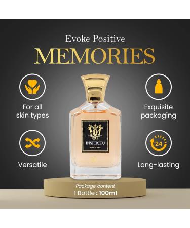 Dumont INSPIRITU POUR HOMME - 3.4oz - Luxury Perfume for Men - Musky & Masculine Fragrance - Long Lasting Cologne Mist & Body Spray Alternative - for Him - Buy Online on GoSupps.com