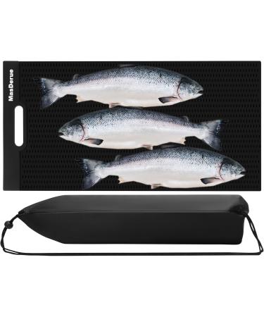 Mastermined Fishing Fillet Mat 71.1x35.6 cm - Durable Easy to Clean Portable Filleting Board with Storage Bag for Effortless Fish Prep - Buy Online on GoSupps.com
