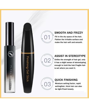 Hair Wax Stick Set - Clear Finishing & Gel Stick for Strong Hold & Flyaway Control - International Shipping Available - Buy Online on GoSupps.com