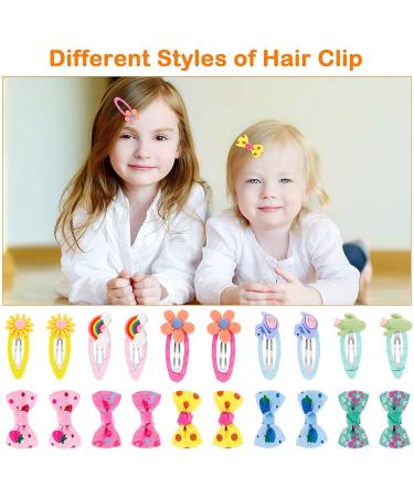 Melliex 140 pcs Colorful Children Hair Jewelry Set | Hair Clips Bows & Ties for Girls & Babies - Perfect for Daily Wear & Parties - Buy Online on GoSupps.com