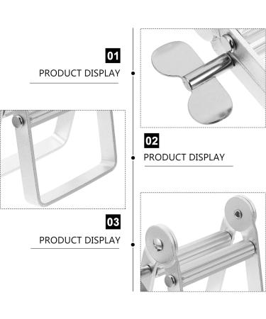 HEALLILY Stainless Steel Extruder Squeezer - Barber Hair Dye & Lotion Removal Tool | Durable Metal Squeeze Supply for Salons - Buy Online on GoSupps.com